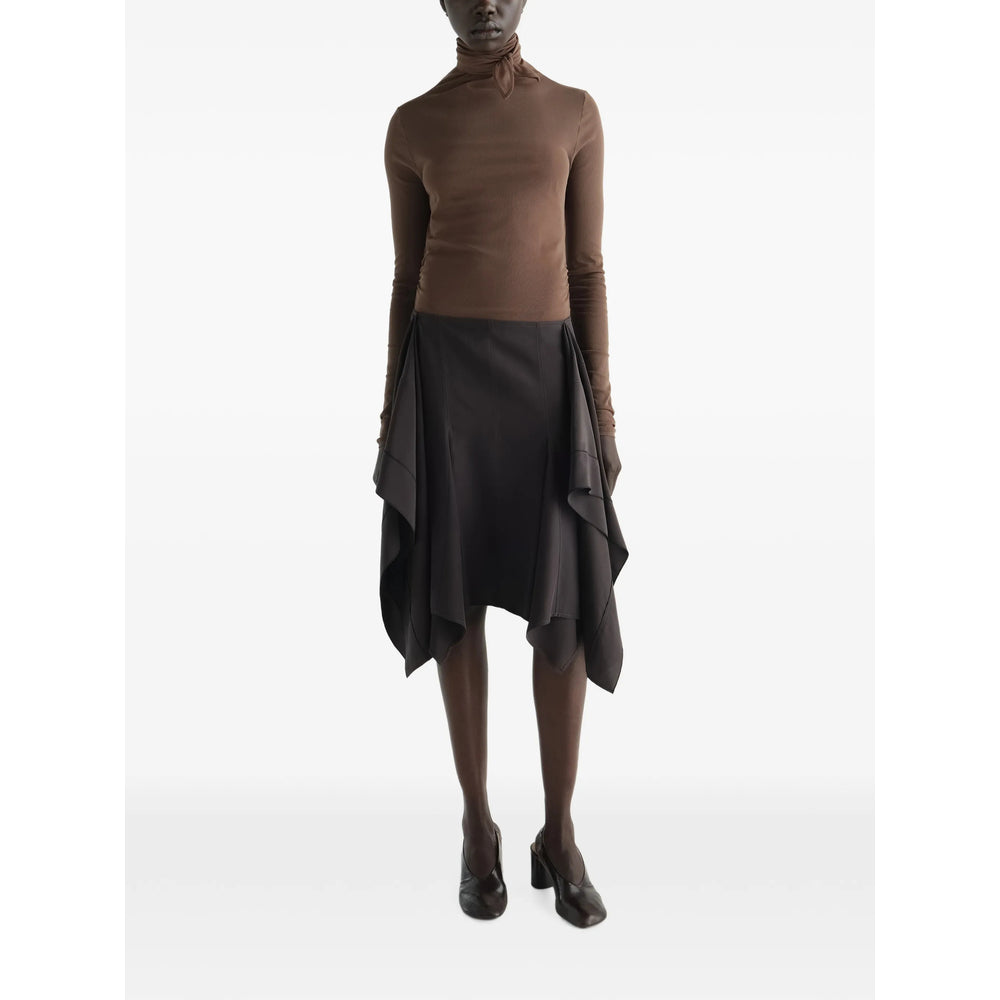 Lemaire Brown Tops Women LEMAIRE