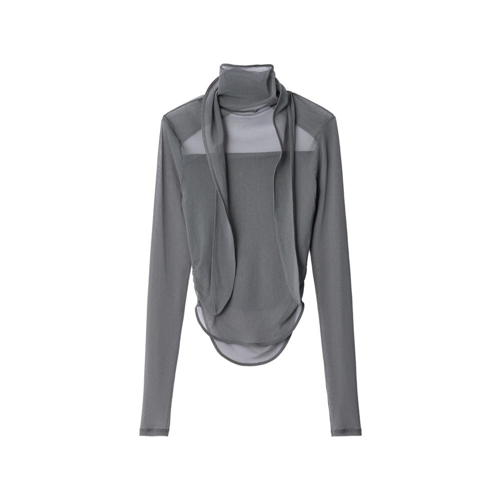 Lemaire Grey Tops Women LEMAIRE