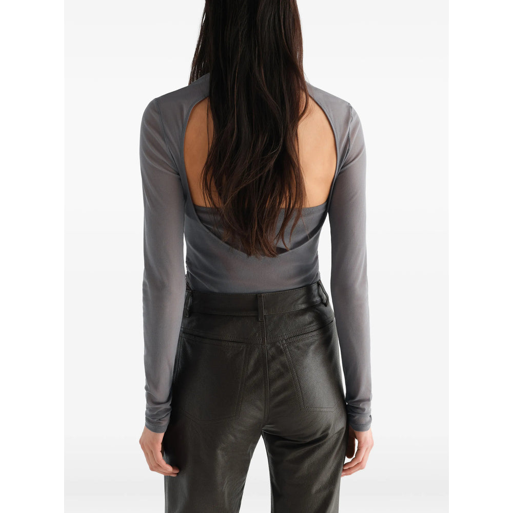 Lemaire Grey Tops Women LEMAIRE