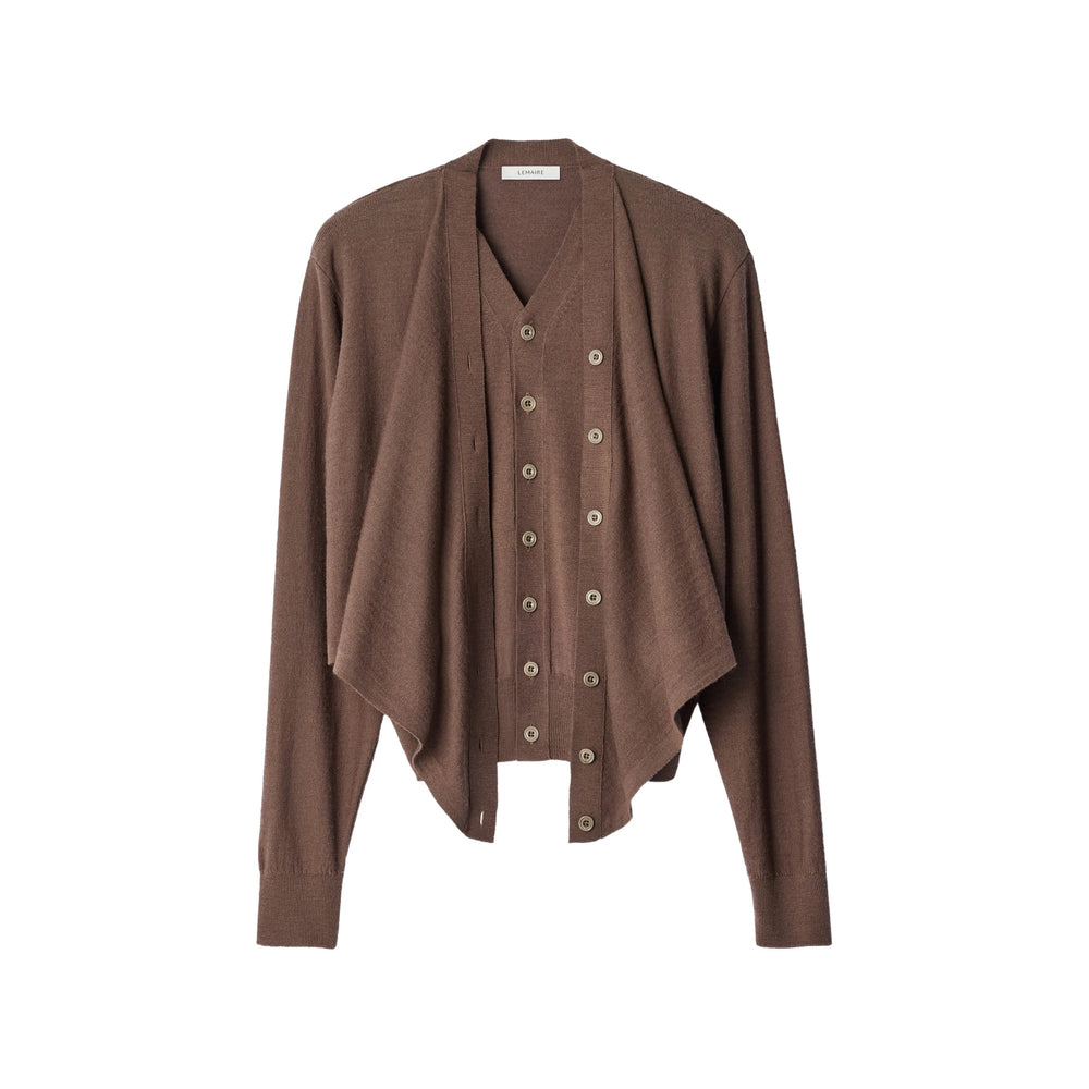 Lemaire Brown Tops - Cardigans Women LEMAIRE