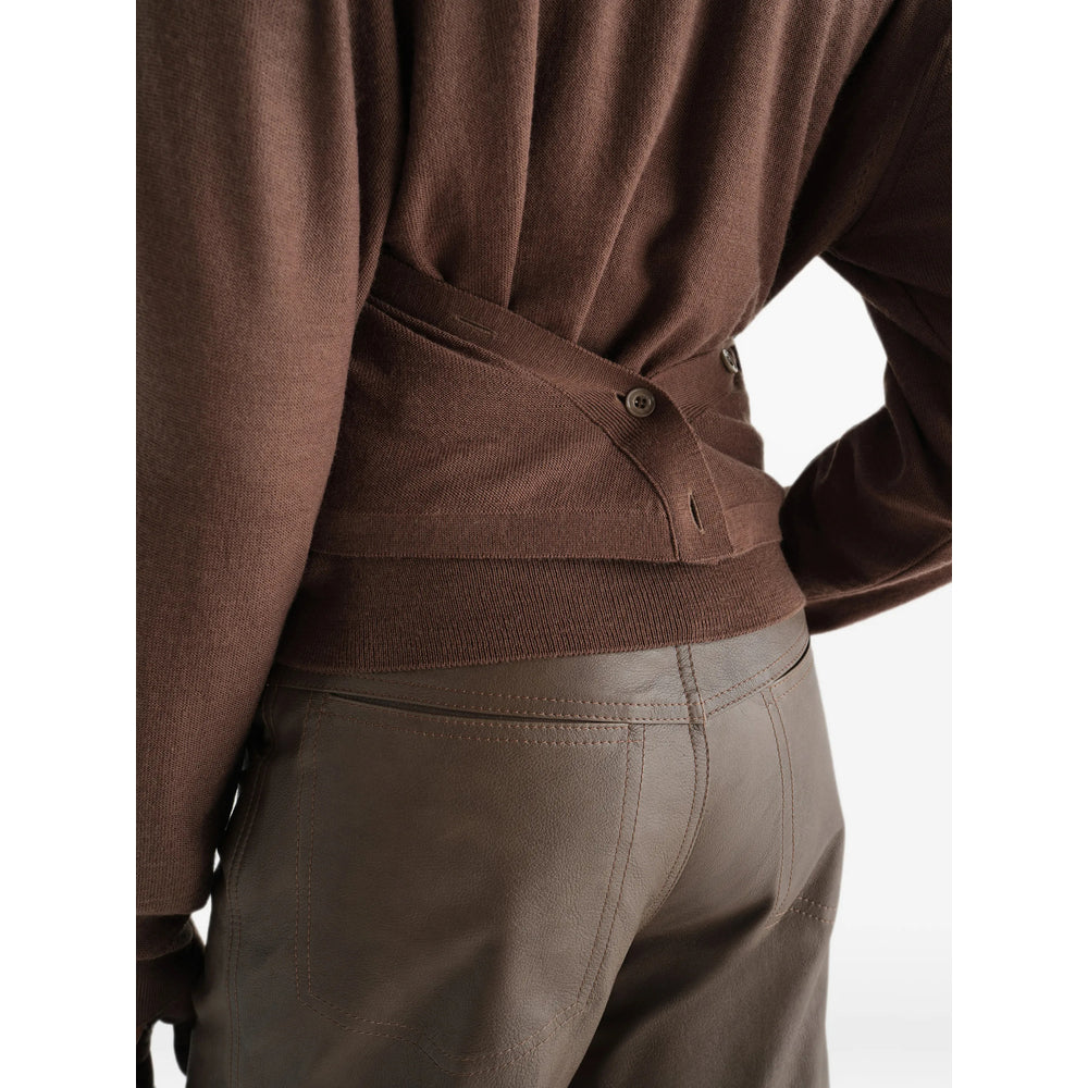 Lemaire Brown Tops - Cardigans Women LEMAIRE