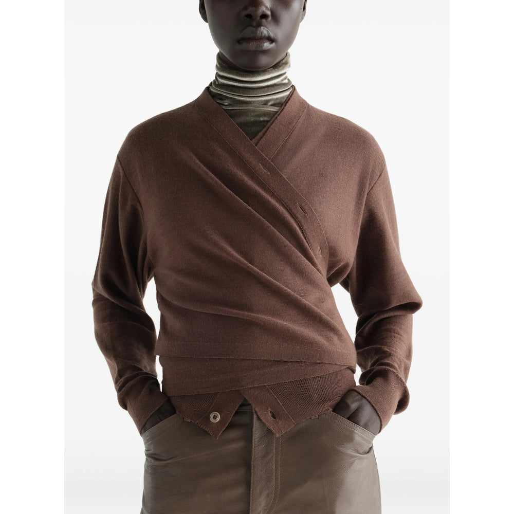 Lemaire Brown Tops - Cardigans Women LEMAIRE
