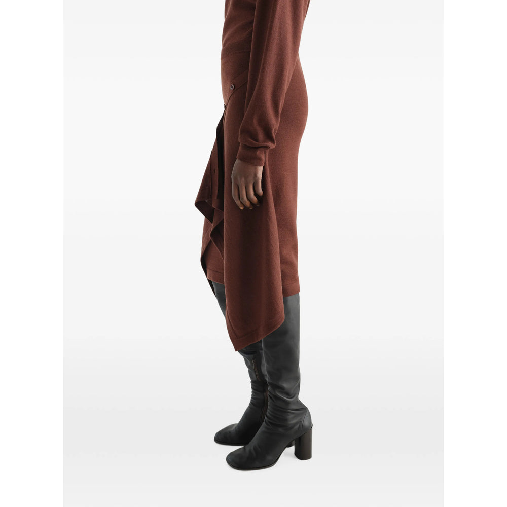 Lemaire Brown Skirts - Asymmetric & Draped Skirts Women LEMAIRE