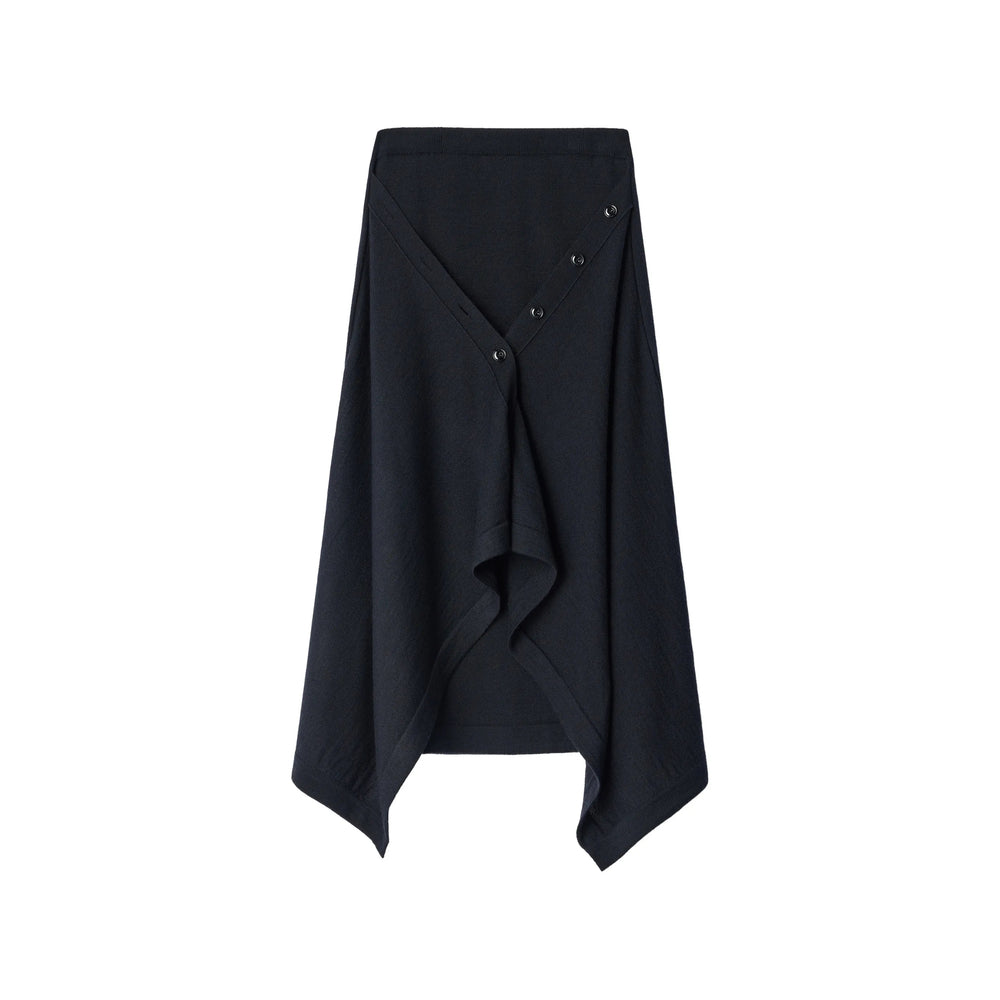 Lemaire Black Skirts - Asymmetric & Draped Skirts Women LEMAIRE