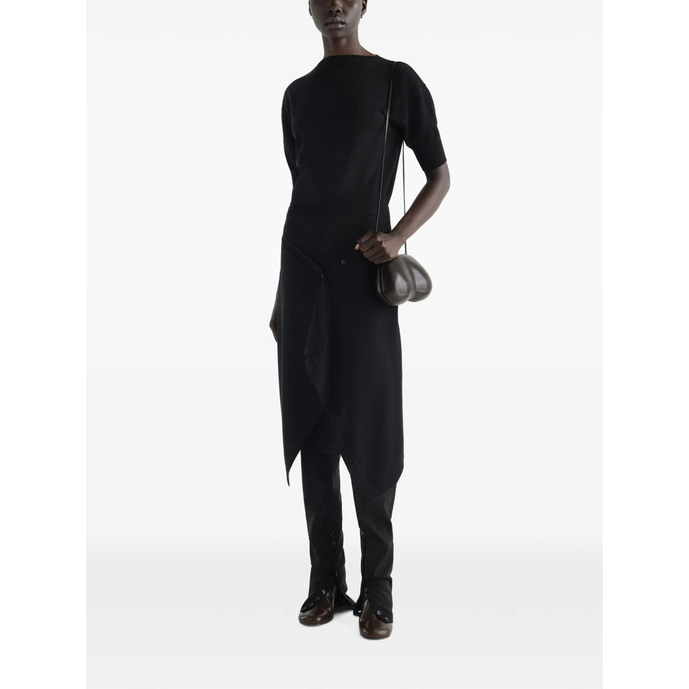 Lemaire Black Skirts - Asymmetric & Draped Skirts Women LEMAIRE