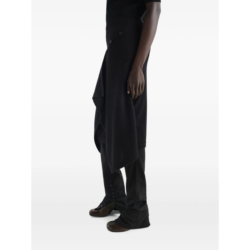 Lemaire Black Skirts - Asymmetric & Draped Skirts Women LEMAIRE