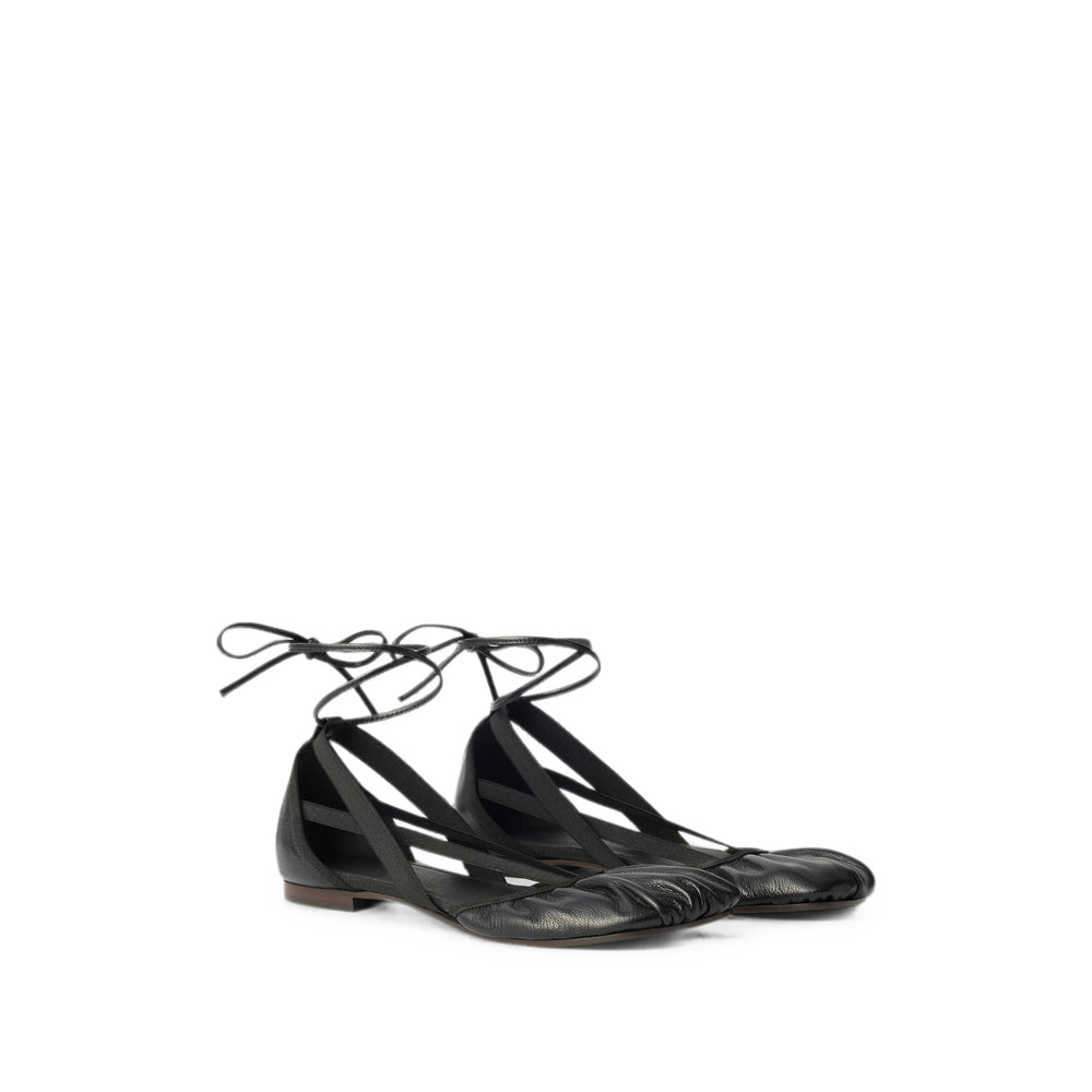 Lemaire Black Ballet Flats Women