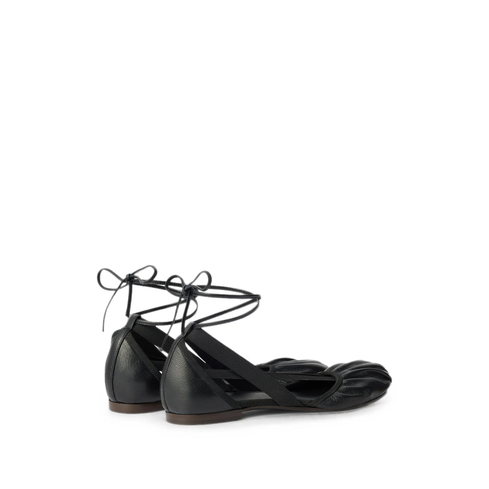 Lemaire Black Ballet Flats Women