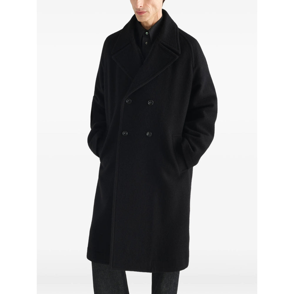 Lemaire Black Coats - Single Breasted Coats Men LEMAIRE