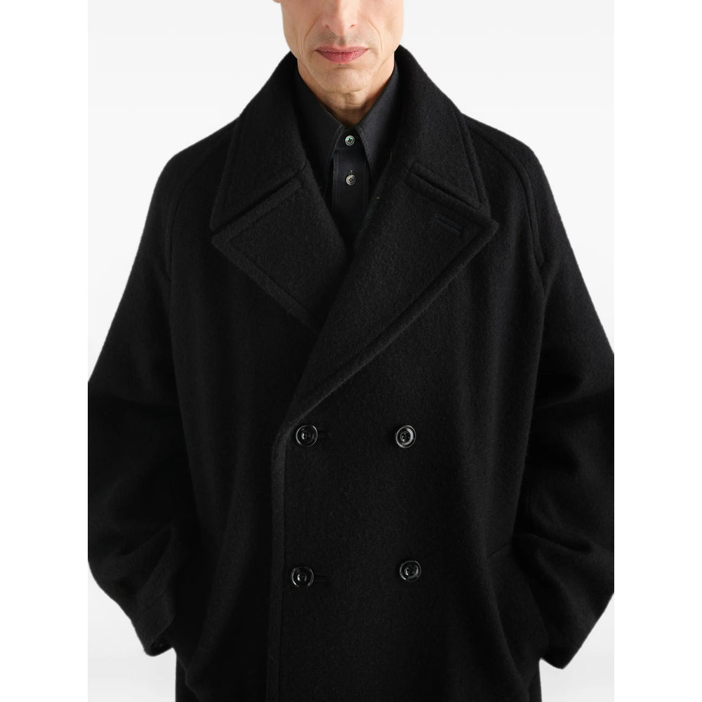 Lemaire Black Coats - Single Breasted Coats Men LEMAIRE