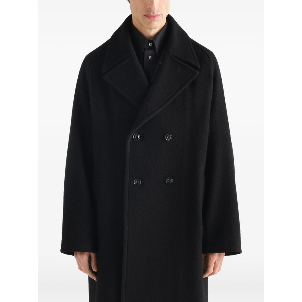 Lemaire Black Coats - Single Breasted Coats Men LEMAIRE
