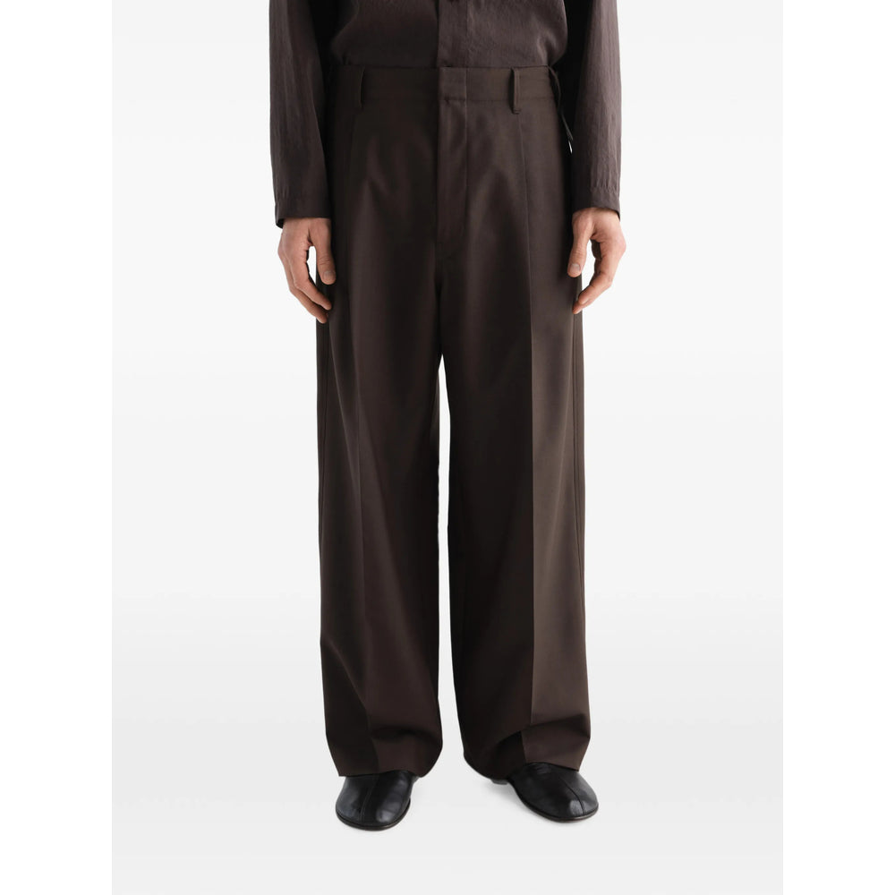 Lemaire Brown Trousers - Tailored Trousers Men LEMAIRE