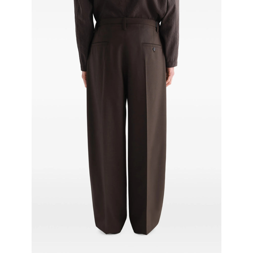 Lemaire Brown Trousers - Tailored Trousers Men LEMAIRE