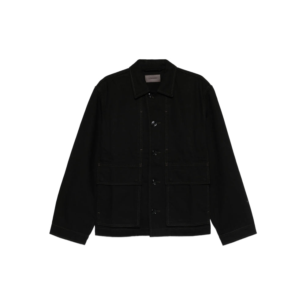 Lemaire Black Jackets - Shirt Jackets Men LEMAIRE