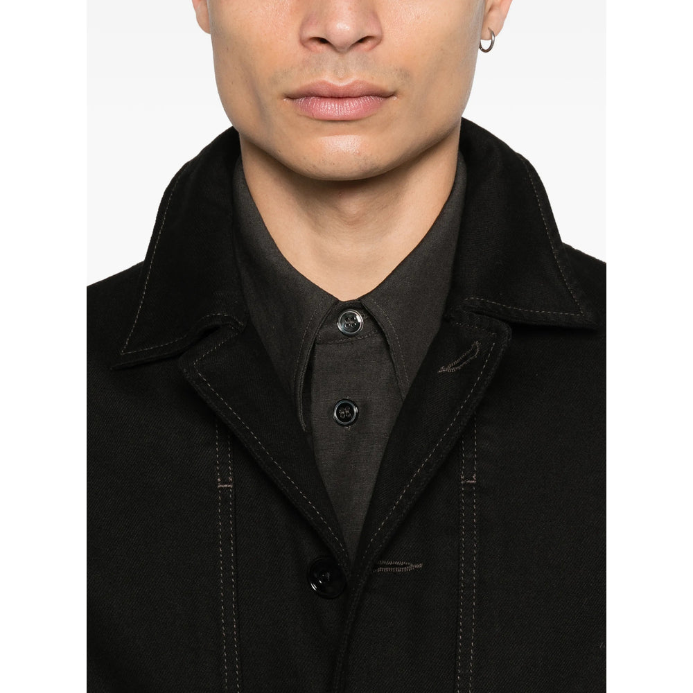 Lemaire Black Jackets - Shirt Jackets Men LEMAIRE