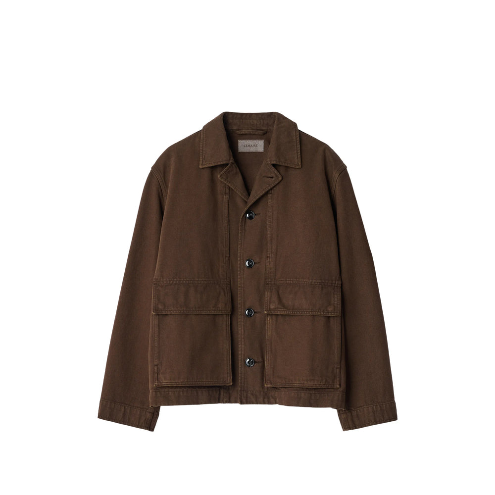 Lemaire Brown Jackets Men LEMAIRE
