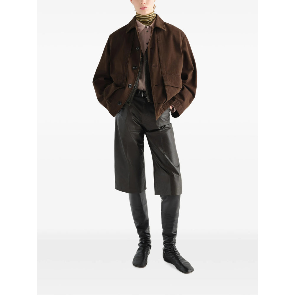 Lemaire Brown Jackets Men LEMAIRE