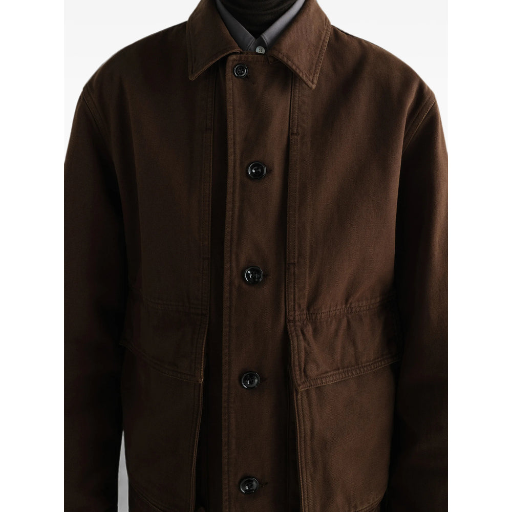 Lemaire Brown Jackets Men LEMAIRE