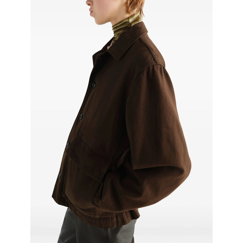 Lemaire Brown Jackets Men LEMAIRE