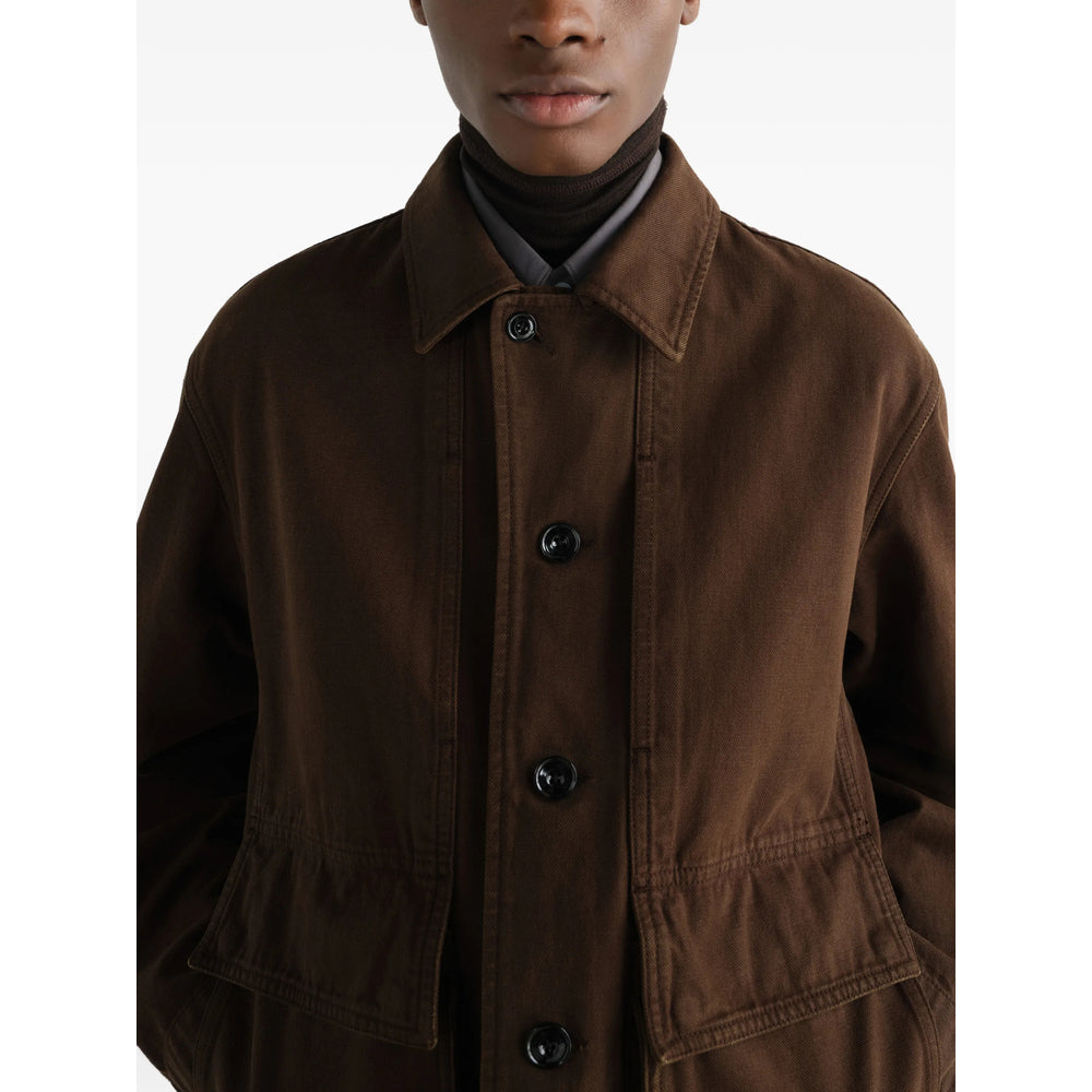 Lemaire Brown Jackets Men LEMAIRE