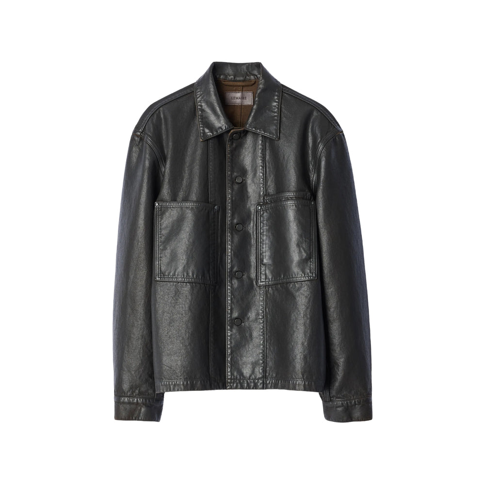 Lemaire Brown Shirts Men LEMAIRE