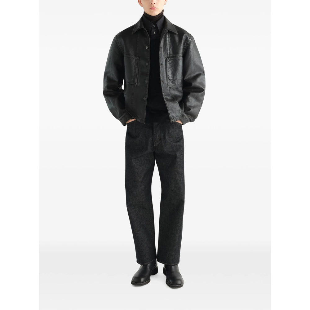 Lemaire Brown Shirts Men LEMAIRE
