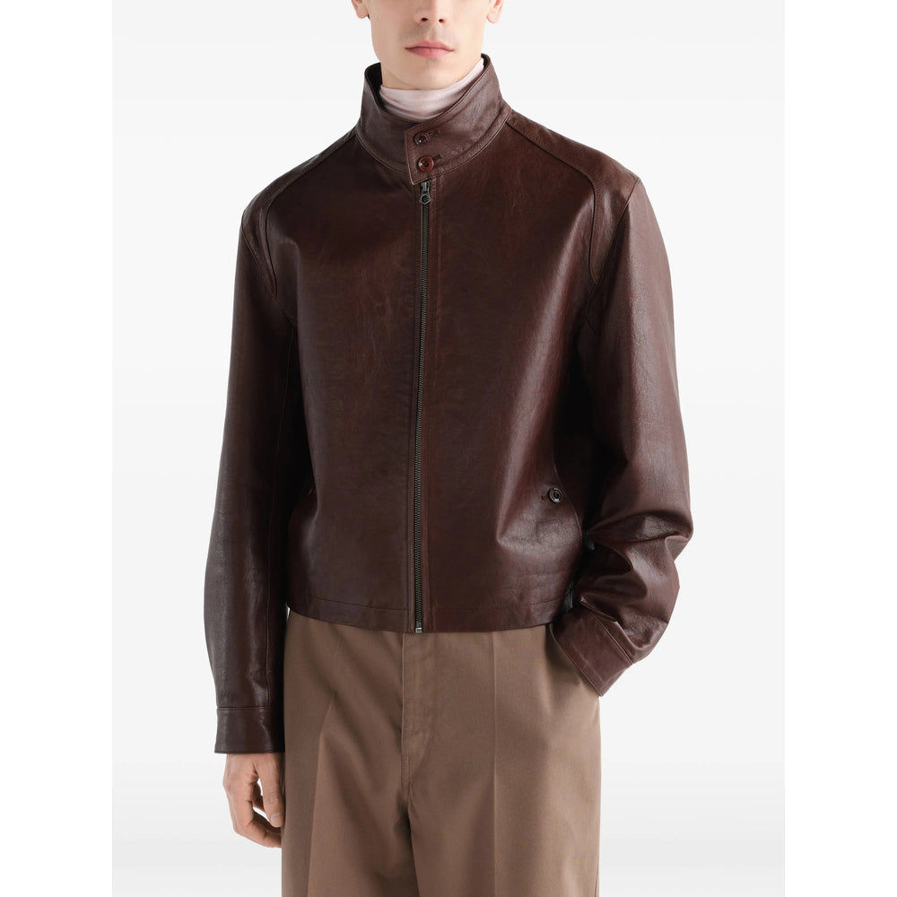 Lemaire Red Jackets - Leather Jackets Men LEMAIRE