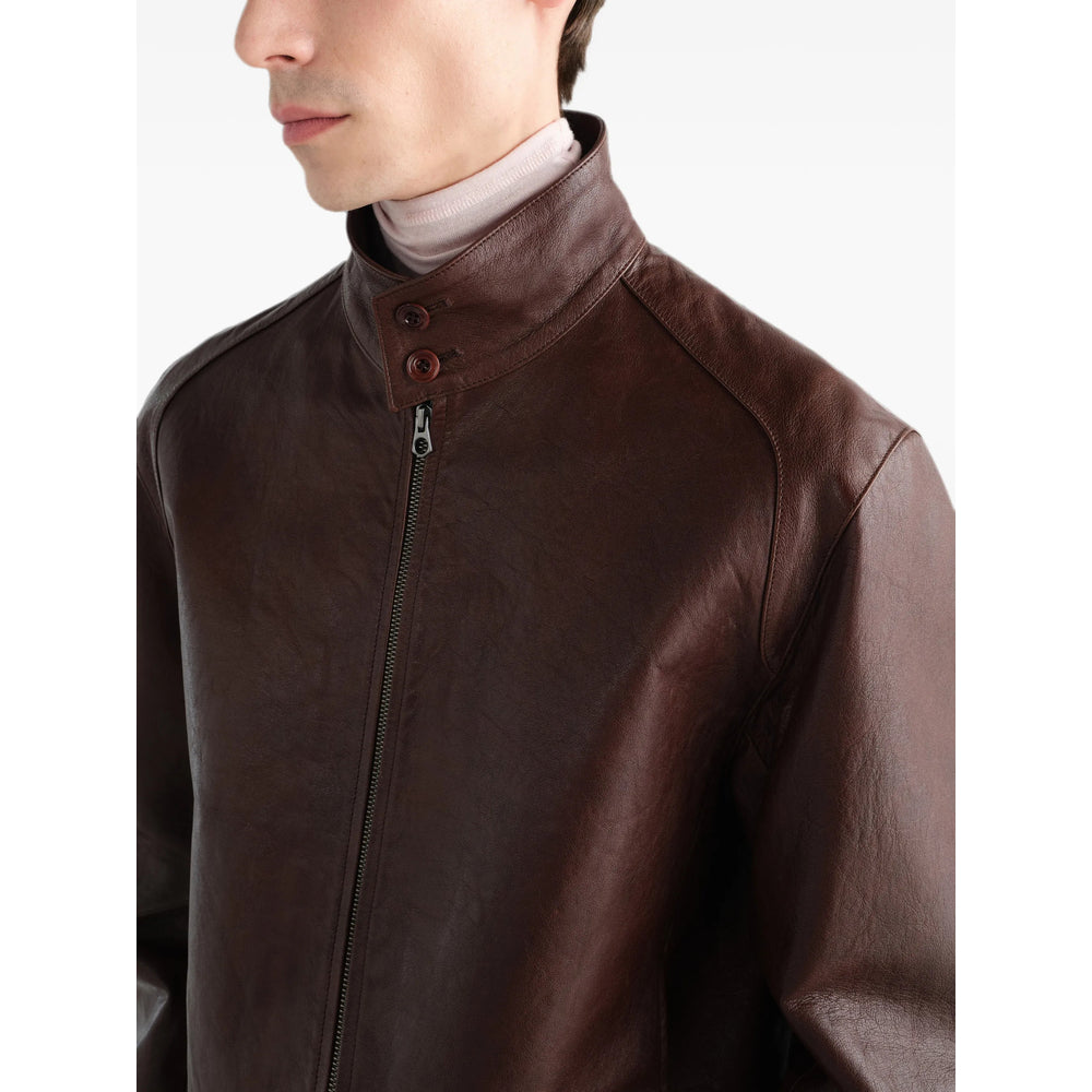 Lemaire Red Jackets - Leather Jackets Men LEMAIRE
