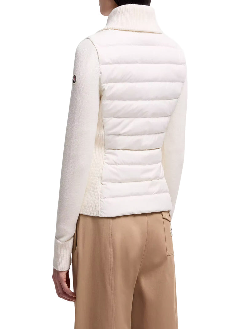 Moncler Women Padded Wool Zip-Up Cardigan MONCLER