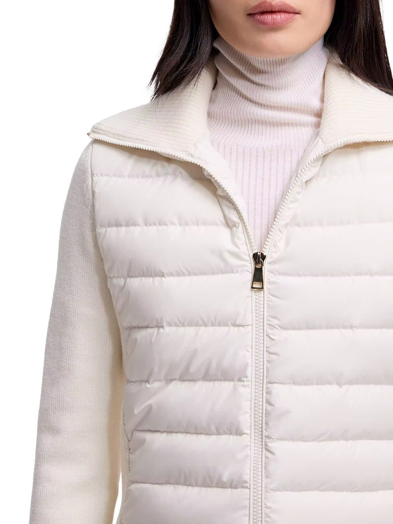 Moncler Women Padded Wool Zip-Up Cardigan MONCLER