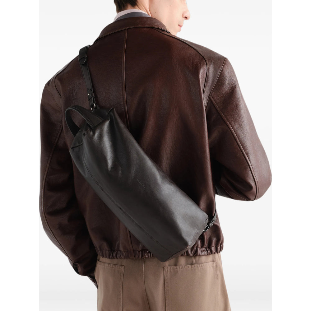 Lemaire Brown Shoulder Bags Men LEMAIRE