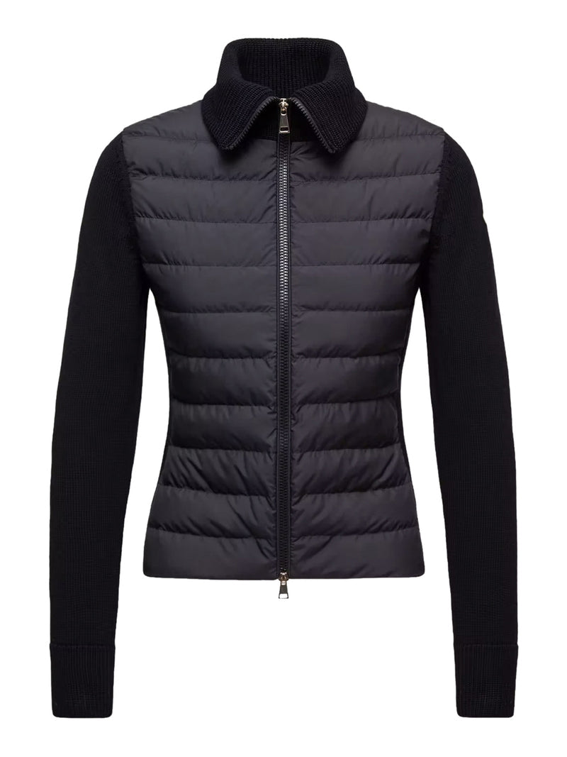 Moncler Women Padded Wool Zip-Up Cardigan MONCLER
