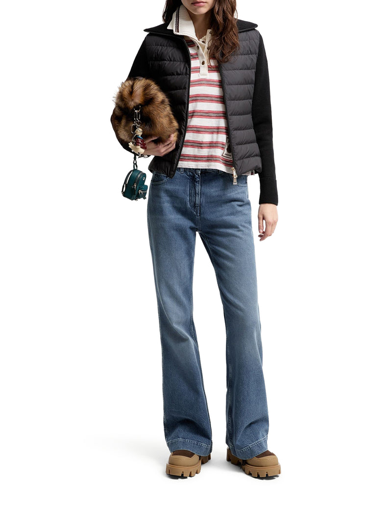 Moncler Women Padded Wool Zip-Up Cardigan MONCLER