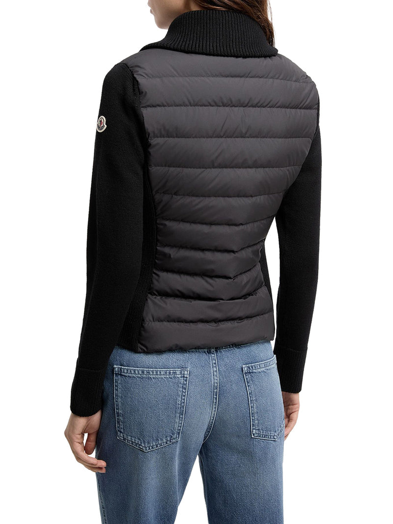 Moncler Women Padded Wool Zip-Up Cardigan MONCLER