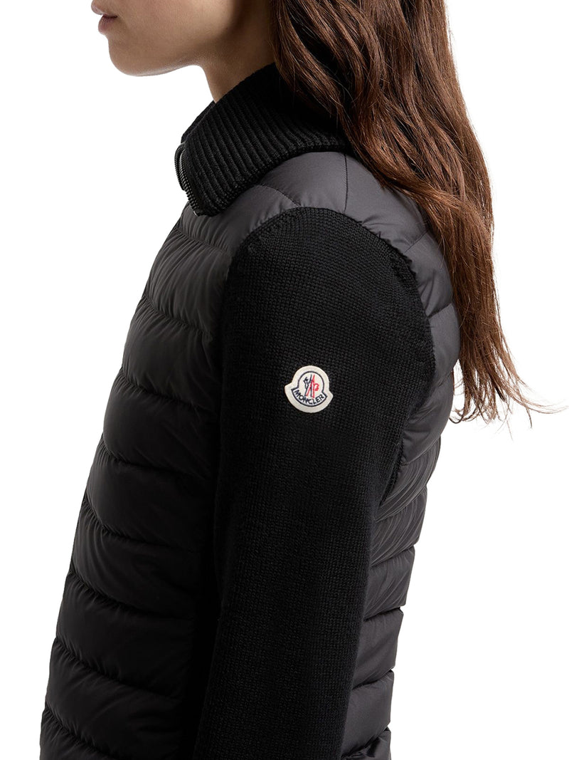 Moncler Women Padded Wool Zip-Up Cardigan MONCLER