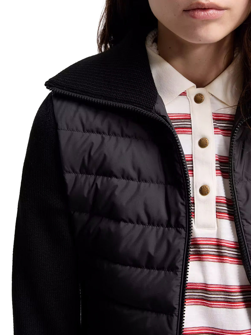 Moncler Women Padded Wool Zip-Up Cardigan MONCLER
