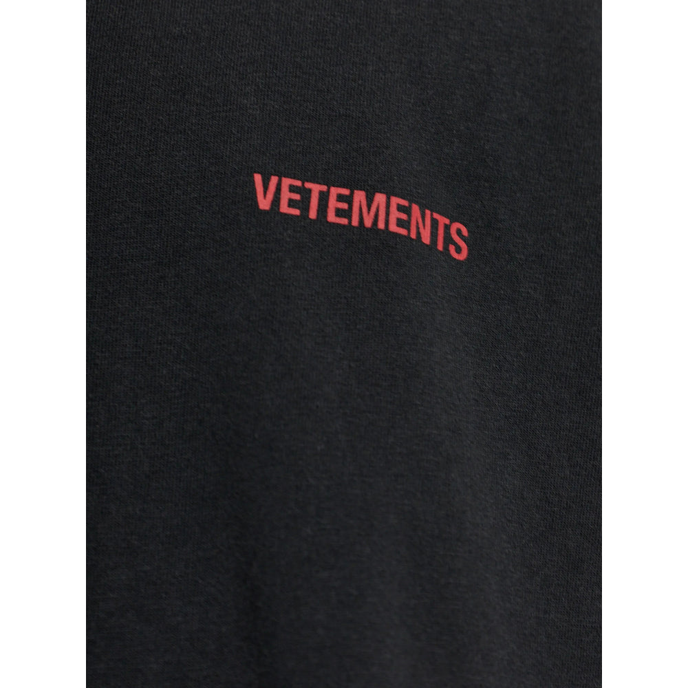 Vetements Black T-Shirts & Vests - T-Shirts Men VETEMENTS