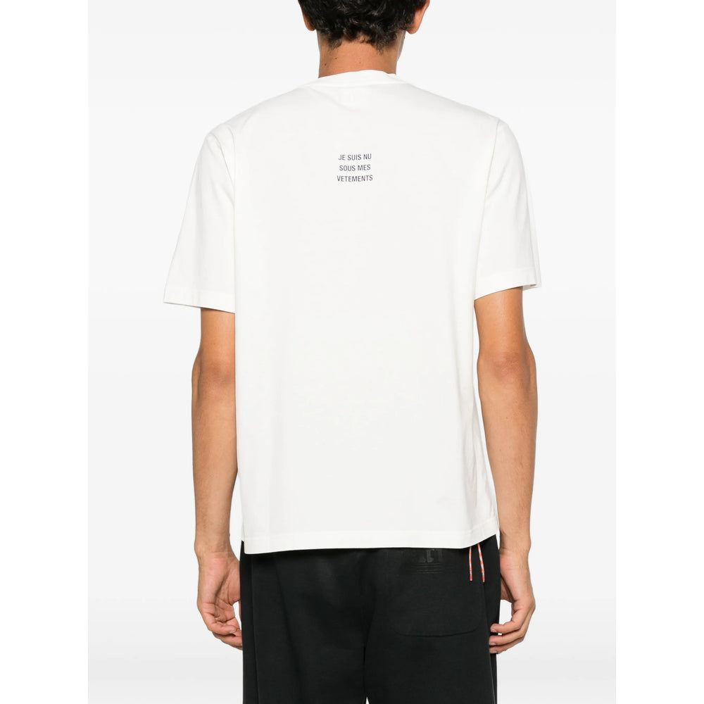 Vetements White T-Shirts & Vests Men