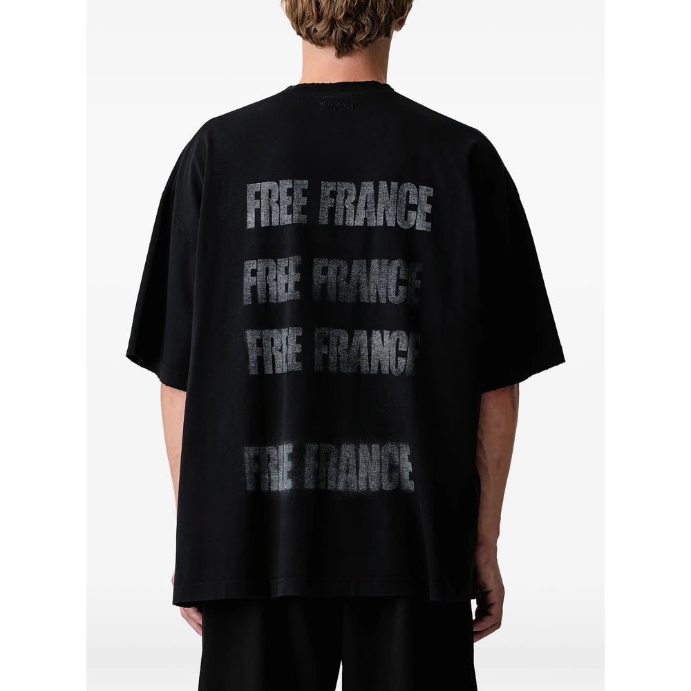 Vetements Black T-Shirts & Vests - T-Shirts Men VETEMENTS