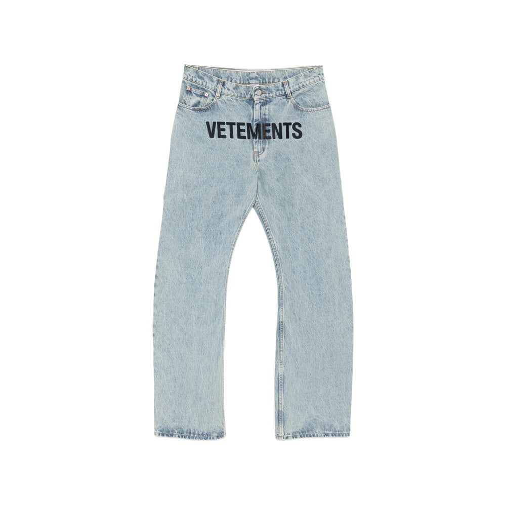 Vetements Blue Denim - Loose-Fit Jeans Men VETEMENTS