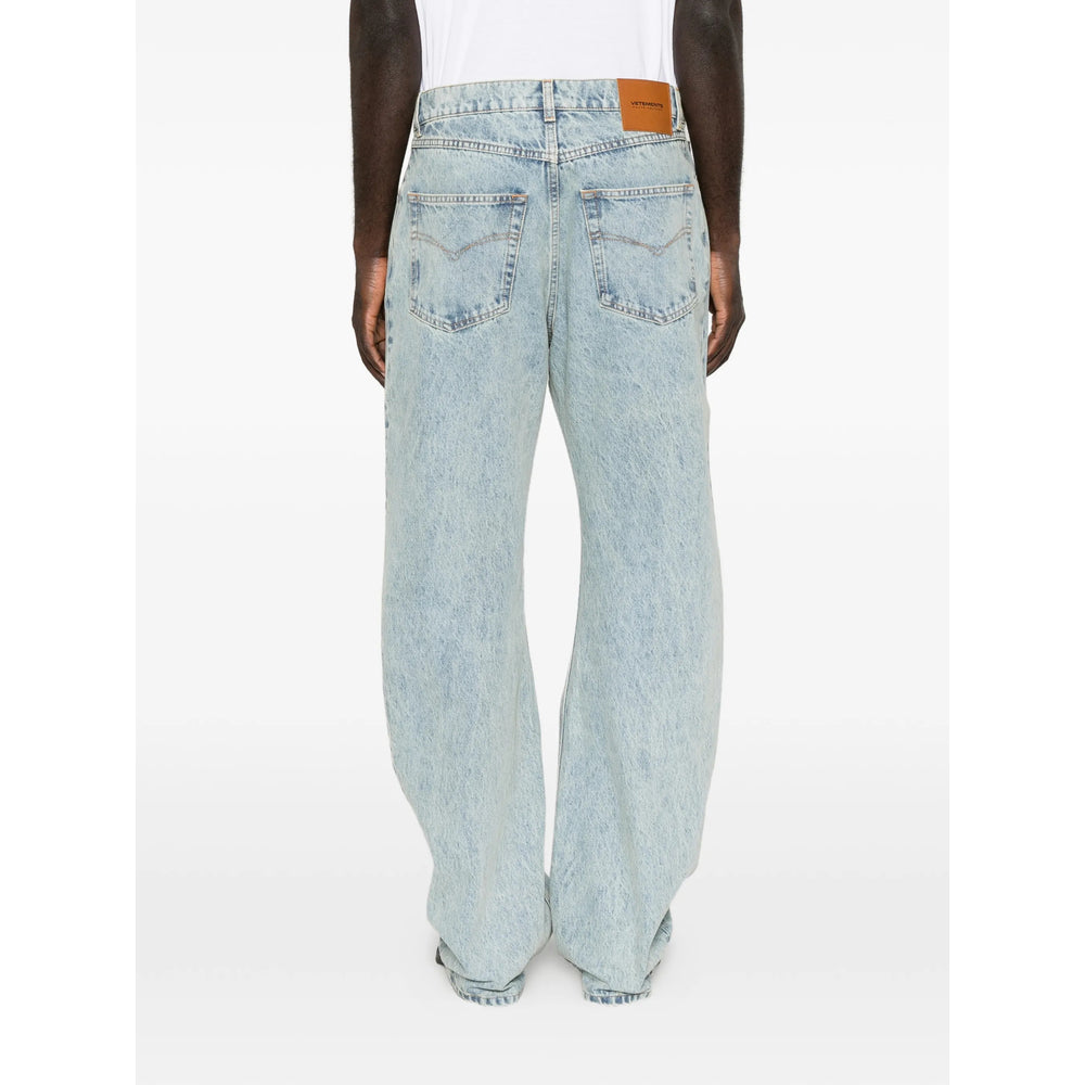 Vetements Blue Denim - Loose-Fit Jeans Men VETEMENTS