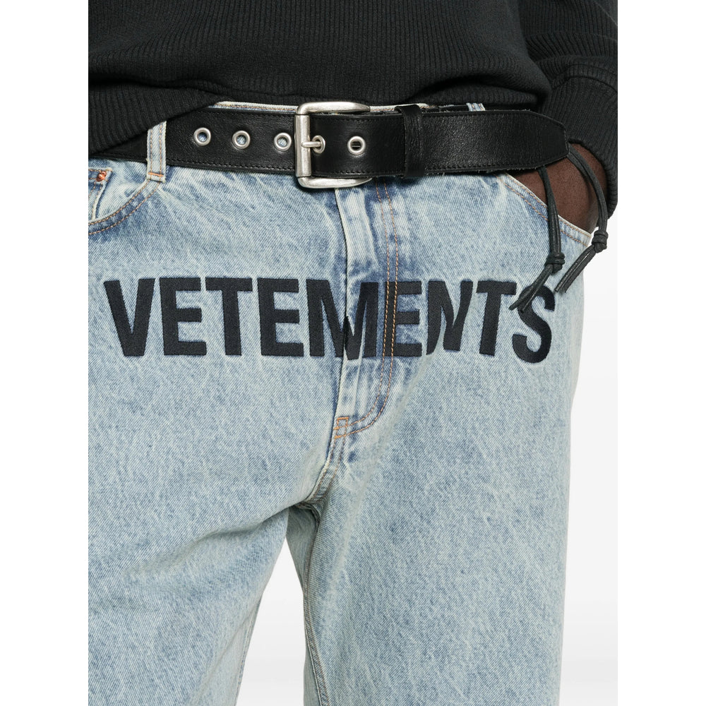 Vetements Blue Denim - Loose-Fit Jeans Men VETEMENTS