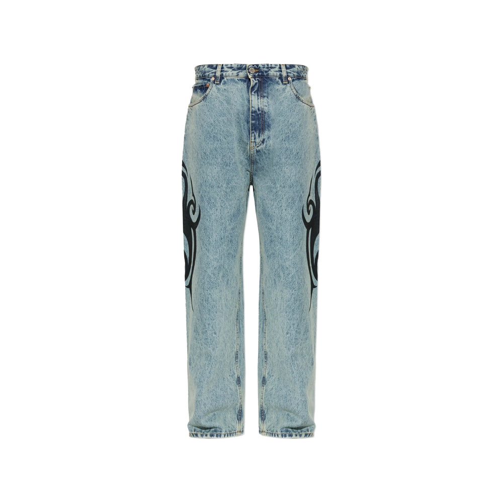 Vetements Blue Denim - Loose-Fit Jeans Men VETEMENTS