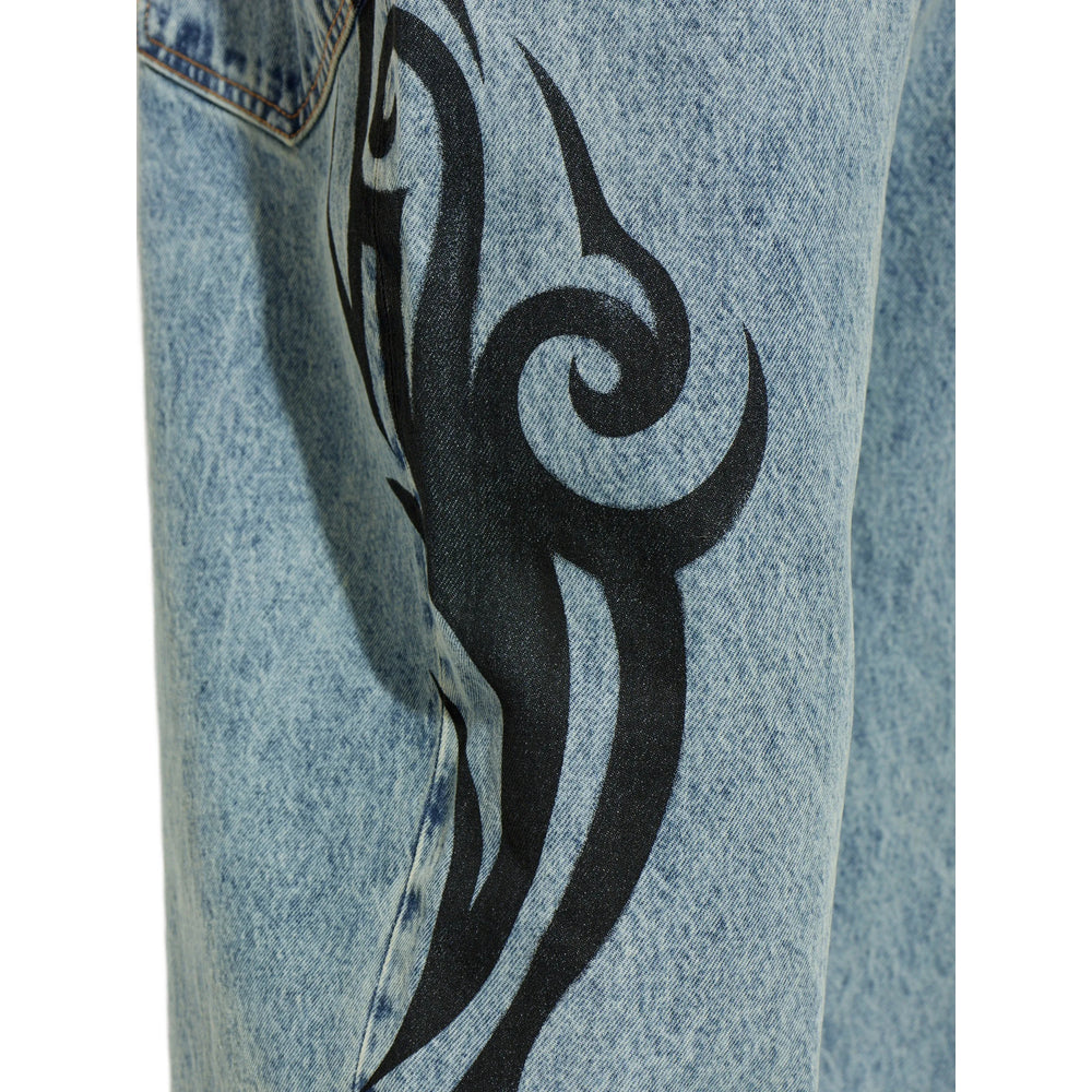 Vetements Blue Denim - Loose-Fit Jeans Men VETEMENTS