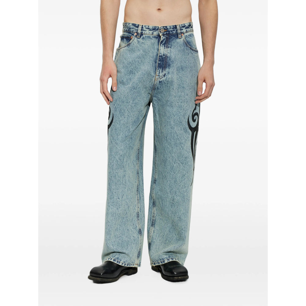 Vetements Blue Denim - Loose-Fit Jeans Men VETEMENTS