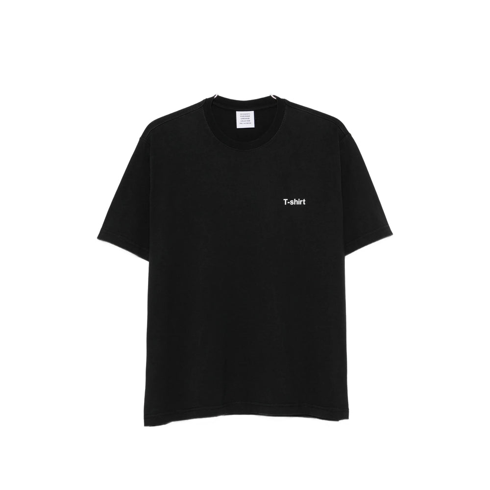 Vetements Black T-Shirts & Vests Men VETEMENTS