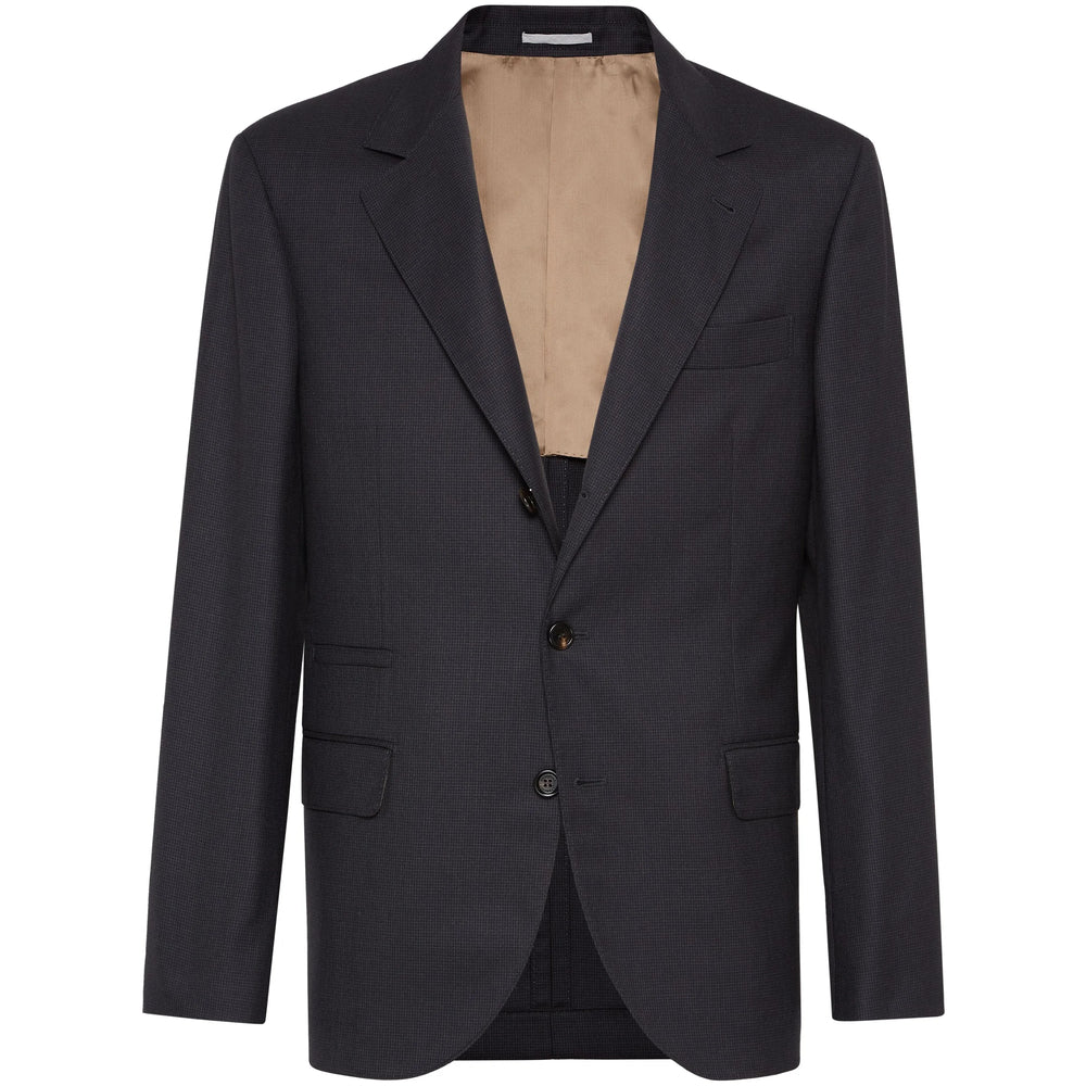Brunello Cucinelli Grey Jackets - Blazers Men BRUNELLO CUCINELLI
