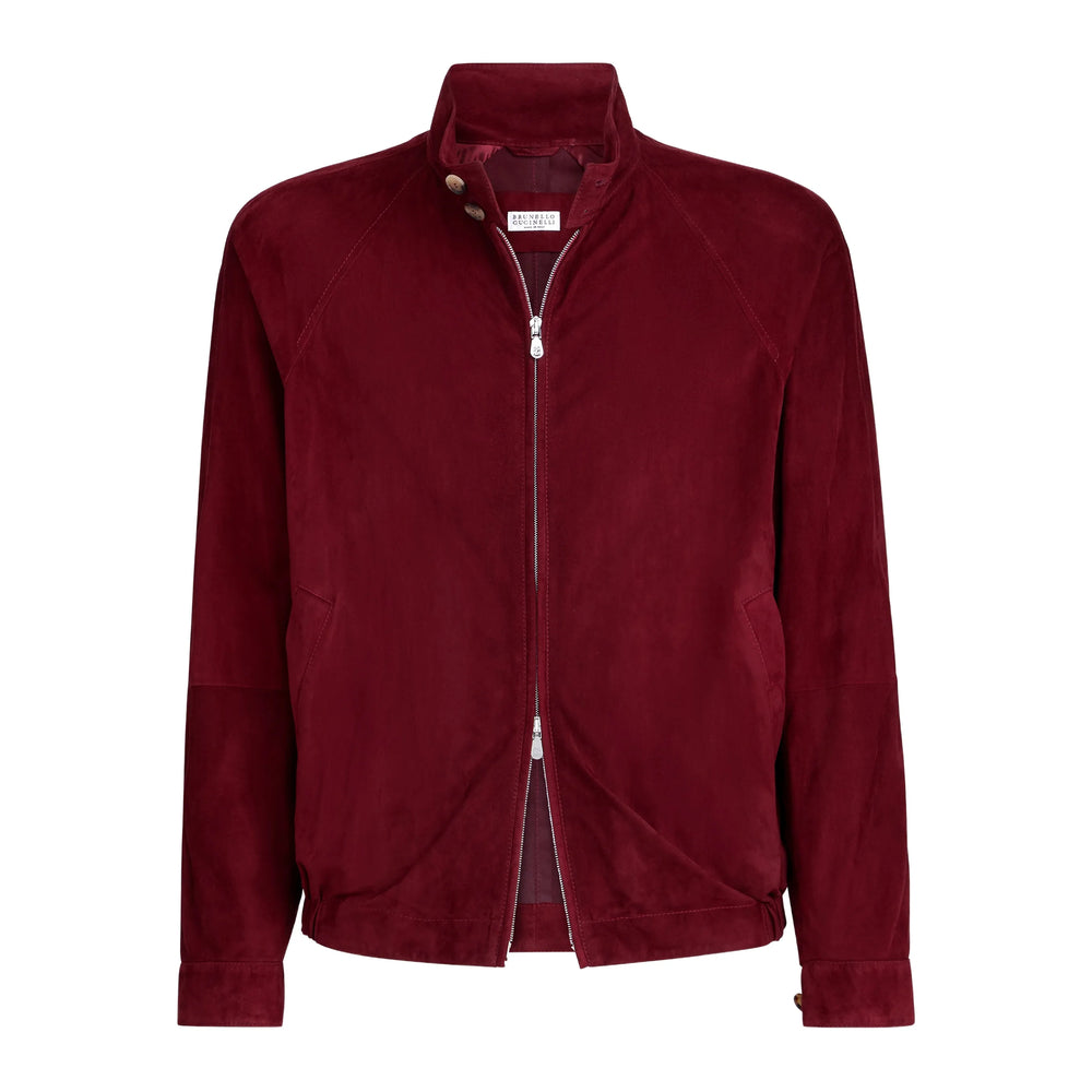 Brunello Cucinelli Red Jackets - Leather Jackets Men BRUNELLO CUCINELLI