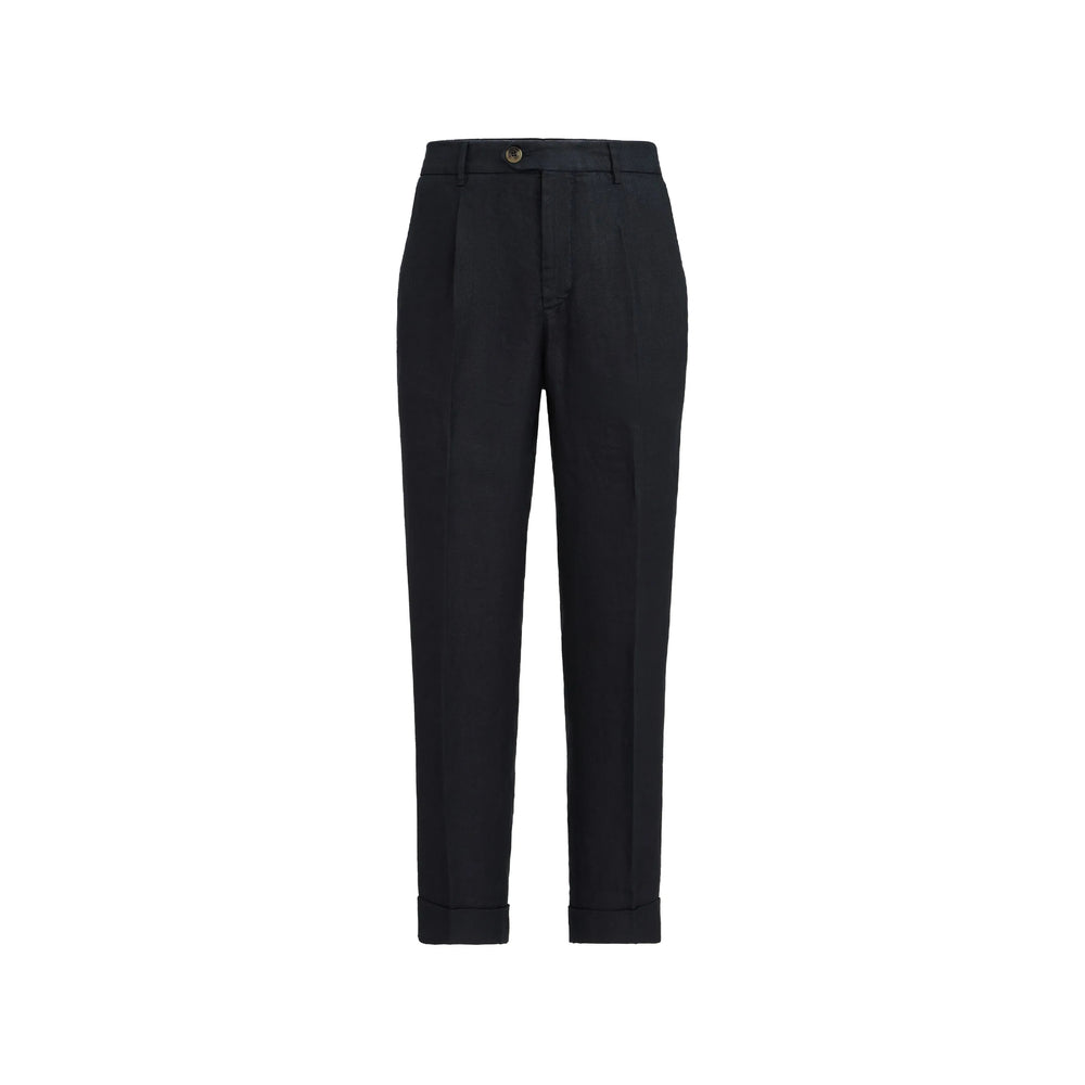 Brunello Cucinelli Blue Trousers - Tailored Trousers Men BRUNELLO CUCINELLI