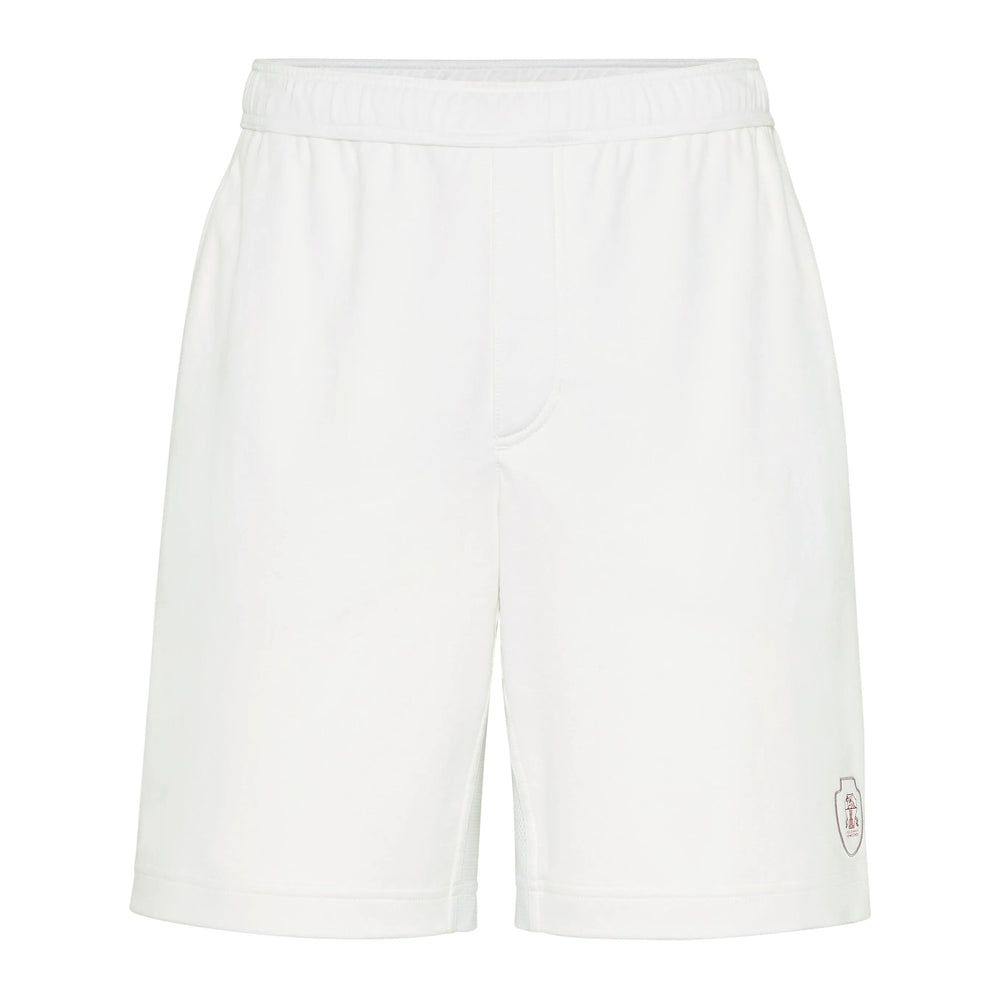 Brunello Cucinelli White Shorts - Bermuda Shorts Men BRUNELLO CUCINELLI
